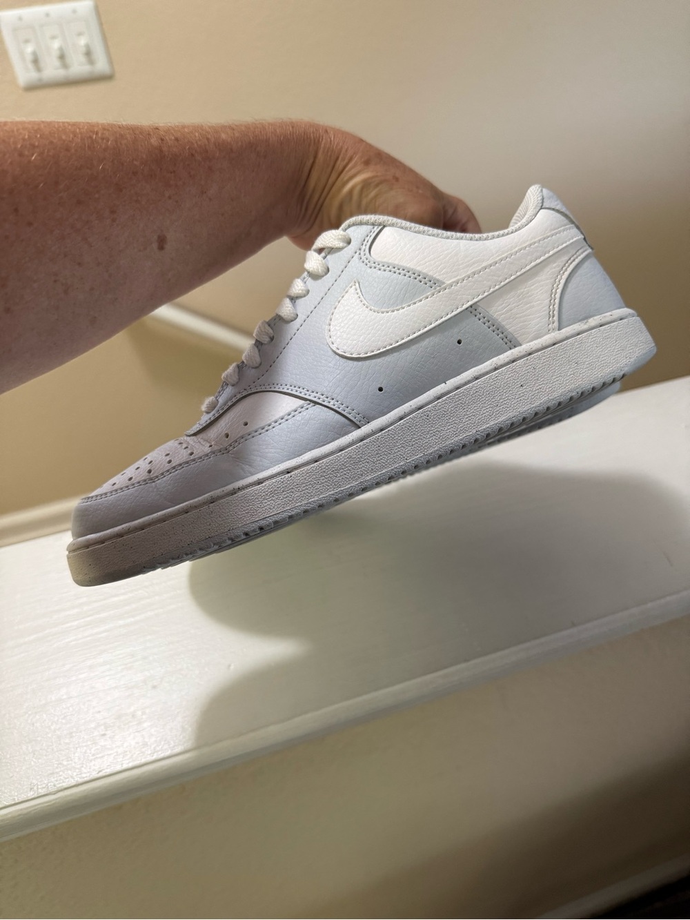 Nike Women’s Court Vision Low Sneakers - Picture 9 of 14
